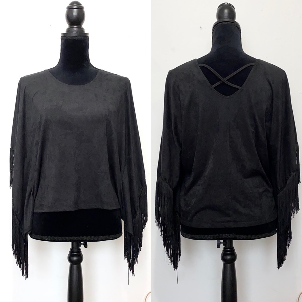 Hot Gal Fringe Poncho